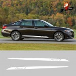 Car Vinyl Side Stripe Skirt Sticker Decals Wraps Body Graphics Car Styling Gloss Auto Side Car Sticker For Honda Accord
